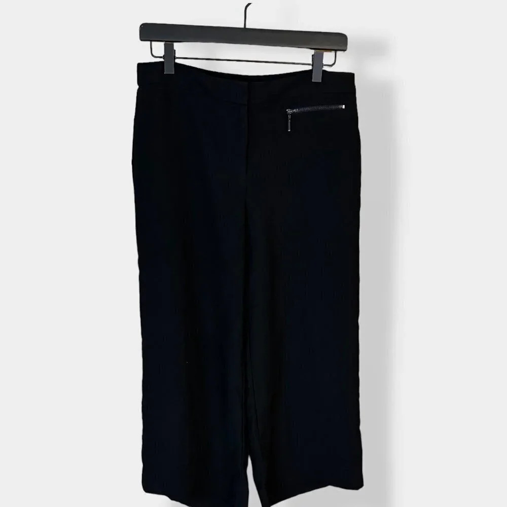Vince Camuto Black Culotte Trouser Pants 8P